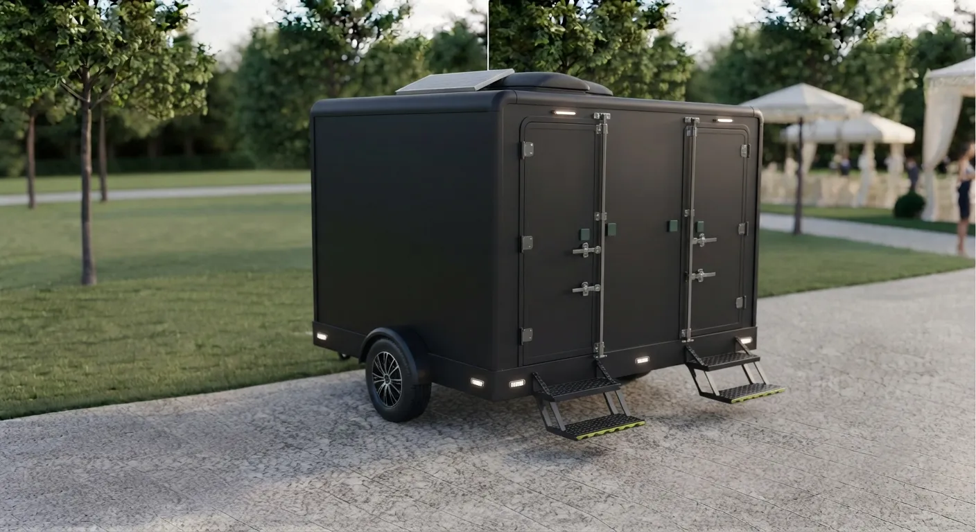 2 Stall Restroom Trailer in Auburn, AL