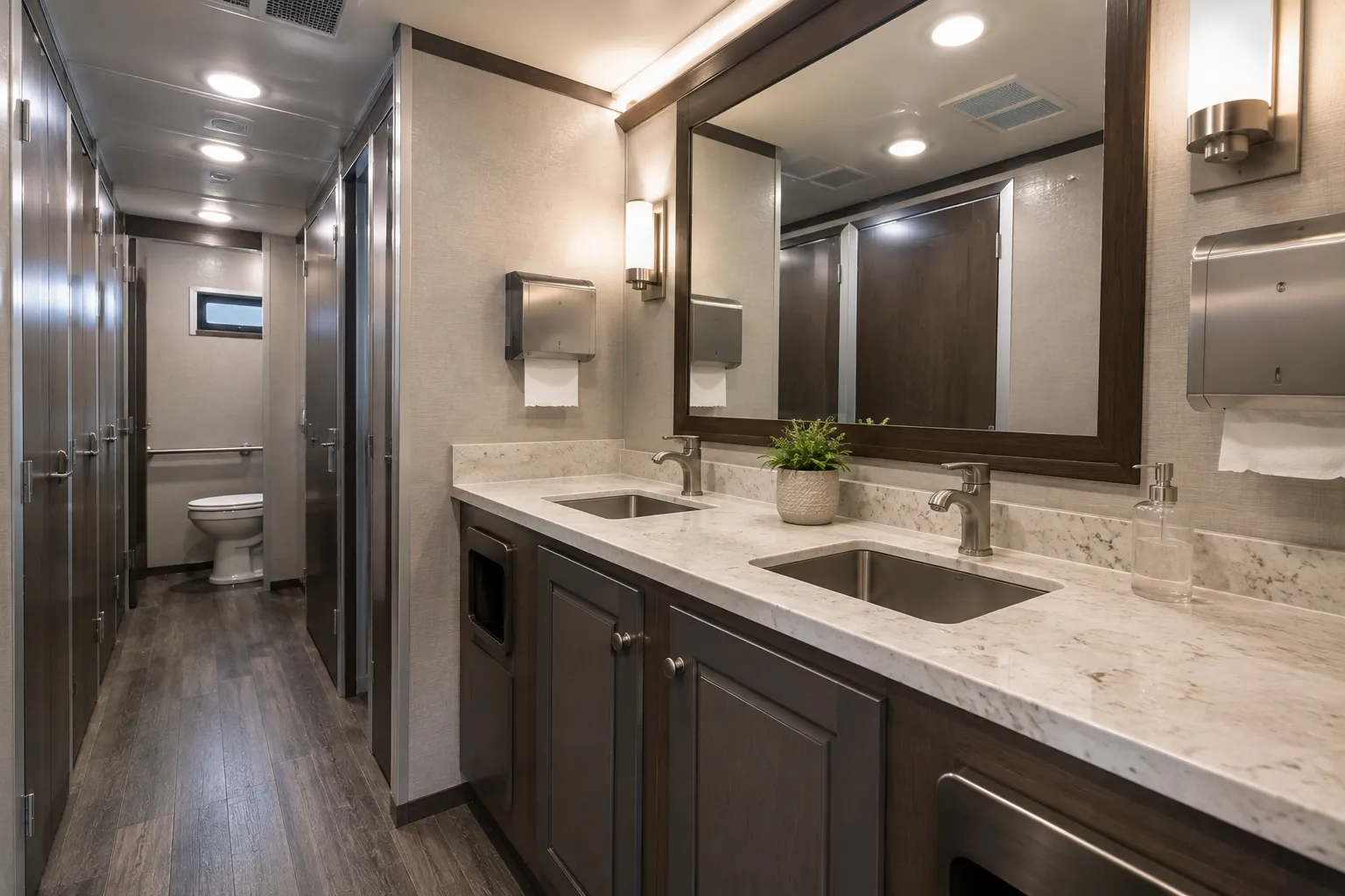 Luxury Restroom Trailer in Auburn, AL